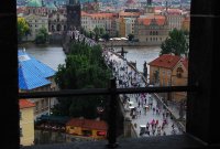 Charles Bridge - view from Lesser Town Bridge Tower