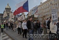 Demonstration in Prague