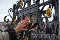 Charles Bridge - relic St John of Nepomuk