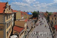 Charles Bridge - view from Lesser Town Bridge Tower