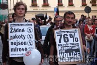 Demonstration in Prague
