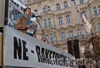 Demonstration in Prague