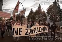 Demonstration in Prague