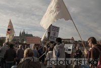 Demonstration in Prague