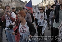 Demonstration in Prague