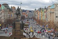Wenceslas Square - The monument of St. Wenceslas