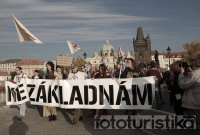Demonstration in Prague