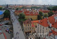 Charles Bridge - view from Lesser Town Bridge Tower