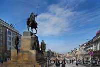 Wenceslas Square - The monument of St. Wenceslas